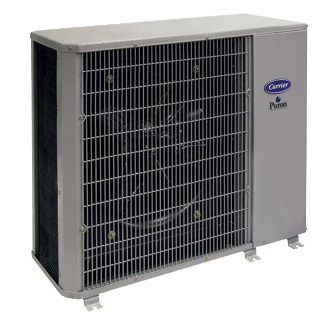 Carrier Performance 14 compact central air conditioner.